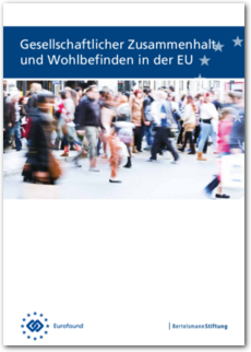 Cover Gesellschaftlicher Zusammenhalt und Wohlbefinden in der EU