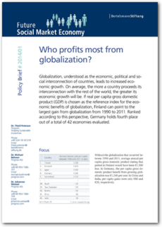 Cover Policy Brief #2014/01: <br/>Who profits most from globalization?