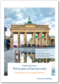 Cover Thirty years of German unity