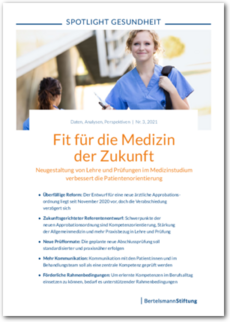 Cover SPOTLIGHT Gesundheit: Fit für die Medizin der Zukunft