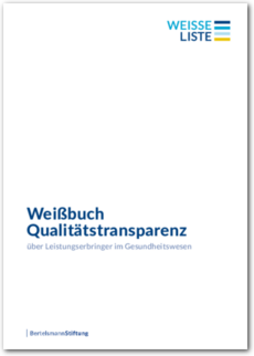 Cover Weißbuch Qualitätstransparenz