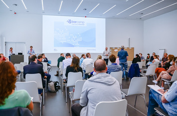 Teilnehmer beim Barcamp
