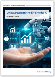 Cover Volkswirtschaftliche Effekte der KI