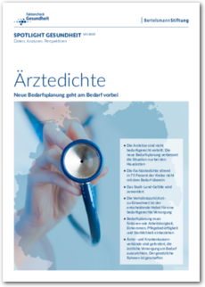 Cover SPOTLIGHT Gesundheit: Ärztedichte
