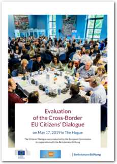 Cover Evaluation of the Cross-Border EU Citizens' Dialogue in The Hague