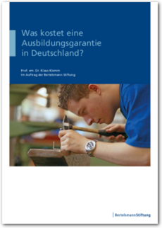 Cover Was kostet eine Ausbildungsgarantie in Deutschland?