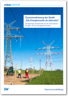 Cover Zusammenfassung der Studie "Die Energiewende als Jobmotor"