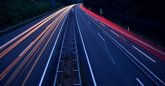Pendlerströme auf der Autobahn