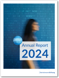 Cover Bertelsmann Stiftung - Annual Report 2024