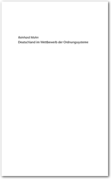 Cover Deutschland im Wettbewerb der Ordnungssysteme