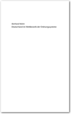 Cover Deutschland im Wettbewerb der Ordnungssysteme