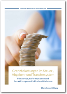 Cover Inklusives Wachstum für Deutschland 14: Grenzbelastungen im Steuer-, Abgaben- und Transfersystem