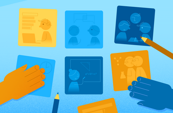 Illustration von Kindern und Schüler:innen im Schulalltag