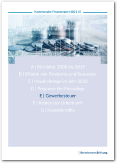 Cover Kommunaler Finanzreport 2021 - Gewerbesteuer