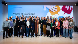 Gruppenbild der Voices of Economic Transformation 2024