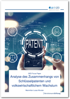 Cover Analyse des Zusammenhangs von Schlüsselpatenten und volkswirtschaftlichem Wachstum