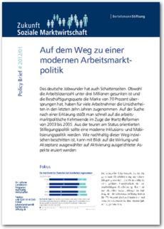 Cover Policy Brief #2012/01: <br/>Auf dem Weg zu einer modernen Arbeitsmarktpolitik