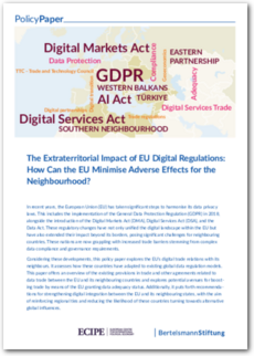 Cover The Extraterritorial Impact of EU Digital Regulations: How Can the EU Minimise Adverse Effects for the Neighbourhood?