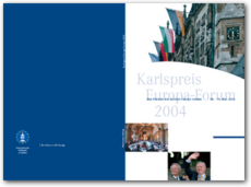Cover Karlspreis Europa-Forum 2004                                                                           