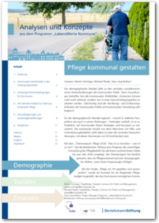 Cover Pflege kommunal gestalten