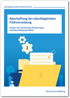 Cover Abschaffung der abschlagsfreien Frühverrentung