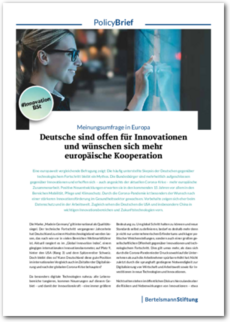 Cover Deutsche sind offen für Innovationen und wünschen sich mehr europäische Kooperation