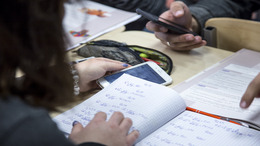 Mathe Unterricht mit Smartphone