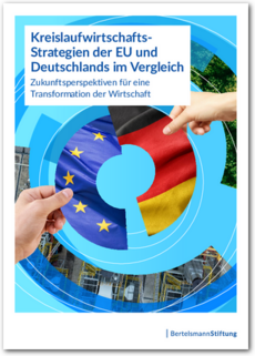 Cover Kreislaufwirtschafts-Strategien der EU und Deutschlands im Vergleich