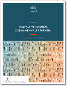 Cover ZiviZ-Survey 2017: Vielfalt verstehen. Zusammenhalt stärken.