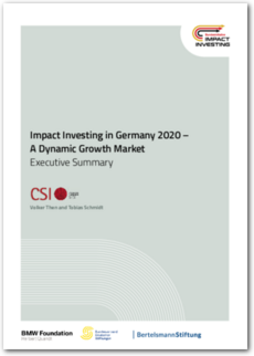 Cover Impact Investing in Germany 2020 (Executive Summary)
