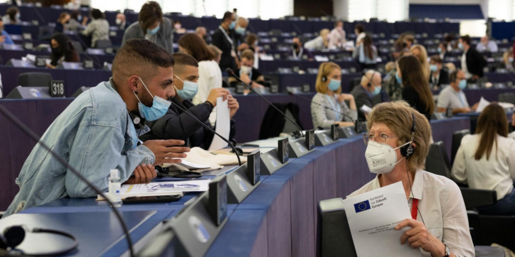 Bürger diskutieren im EP Straßburg