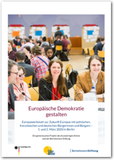 Cover Europäische Demokratie gestalten