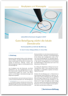 Cover Gute Beteiligung stärkt die lokale Demokratie