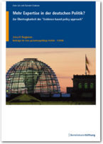 Cover Mehr Expertise in der deutschen Politik                                                                