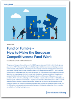 Cover Fund or Fumble – How to Make the European Competitiveness Fund Work