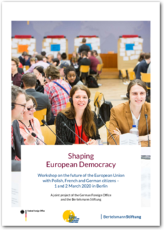 Cover Shaping European Democracy