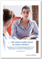Cover „ … Wir Lehrer wollen immer als Lehrer arbeiten“
