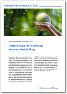 Cover Datennutzung für nachhaltige Kommunalentwicklung