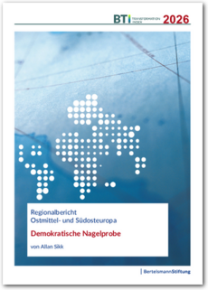Cover BTI 2026 | Regionalbericht Ostmittel- und Südosteuropa
