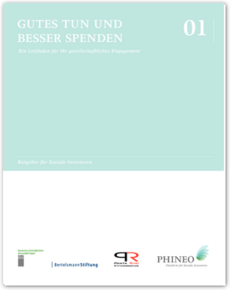 Cover Gutes tun - Besser spenden 16.4 01