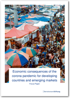 Cover Economic consequences of the corona pandemic for developing countries and emerging markets