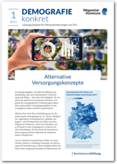 Cover Demographie konkret 02/2021 Wegweiser Kommune