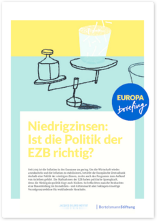 Cover Niedrigzinsen: Ist die Politik der EZB richtig?