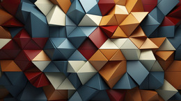 Flat Design Geometric Background