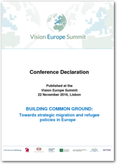 Cover Vision Europe Summit 2016 Conference Declaration