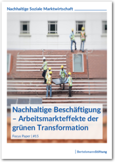Cover Arbeitsmarkteffekte der grünen Transformation