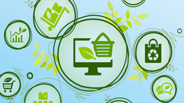 Ökologisches Produkt und Verpackung