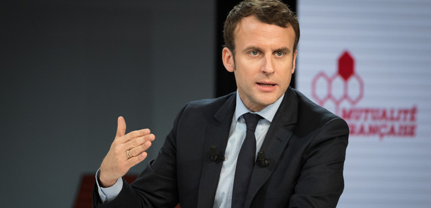 Emmanuel-Macron-32893947152_70e3c13755_o.jpg(© FNMF / Nathanael Mergui / Mutualité Française / Flickr - CC BY-NC 2.0, https://creativecommons.org/licenses/by-nc/2.0/)