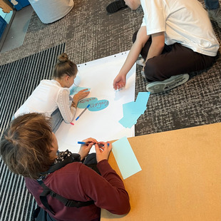 Das Bild zeigt Impressionen aus der Jugend-/ Zukunfskonferenz in Berlin. In der Jugendliche zu verschiedenen Themen an Workshops teilgenommen haben.