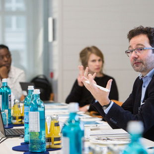 Dr. Thomas Liebig von der OECD in der Diskussion